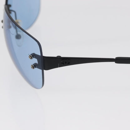Chanel Logo CC Sunglasses Metal, BLUE, METAL, Sunglasse