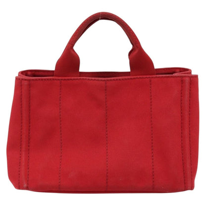 Prada Canapa Tote Canvas, Red, Canvas, Tote Bag