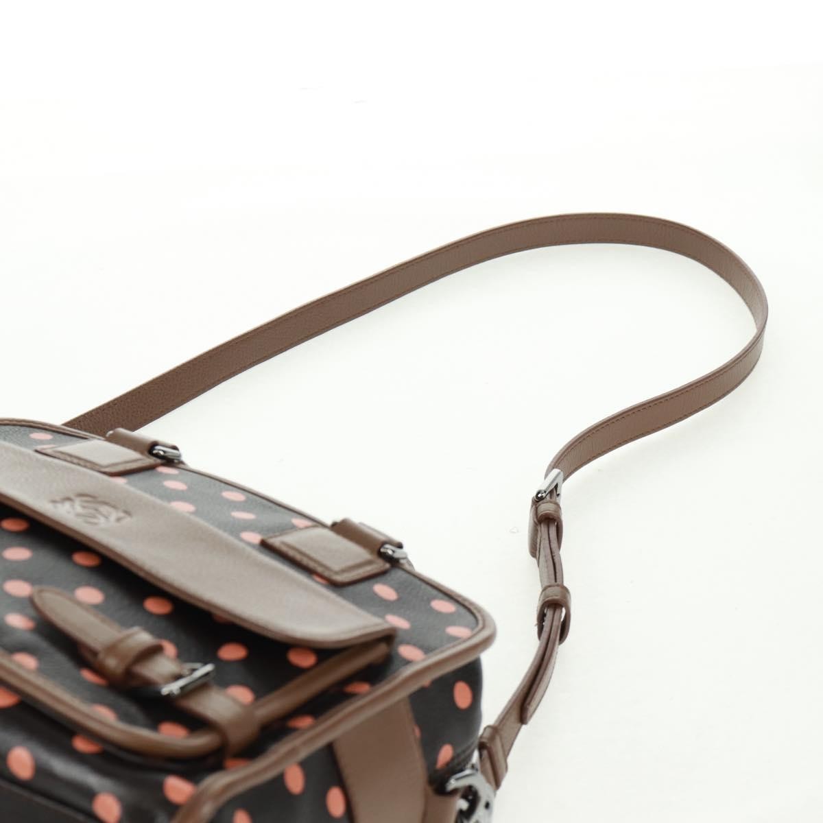 Loewe Cruz Bag Printed Leather, BROWN, LEATHER, Handbag