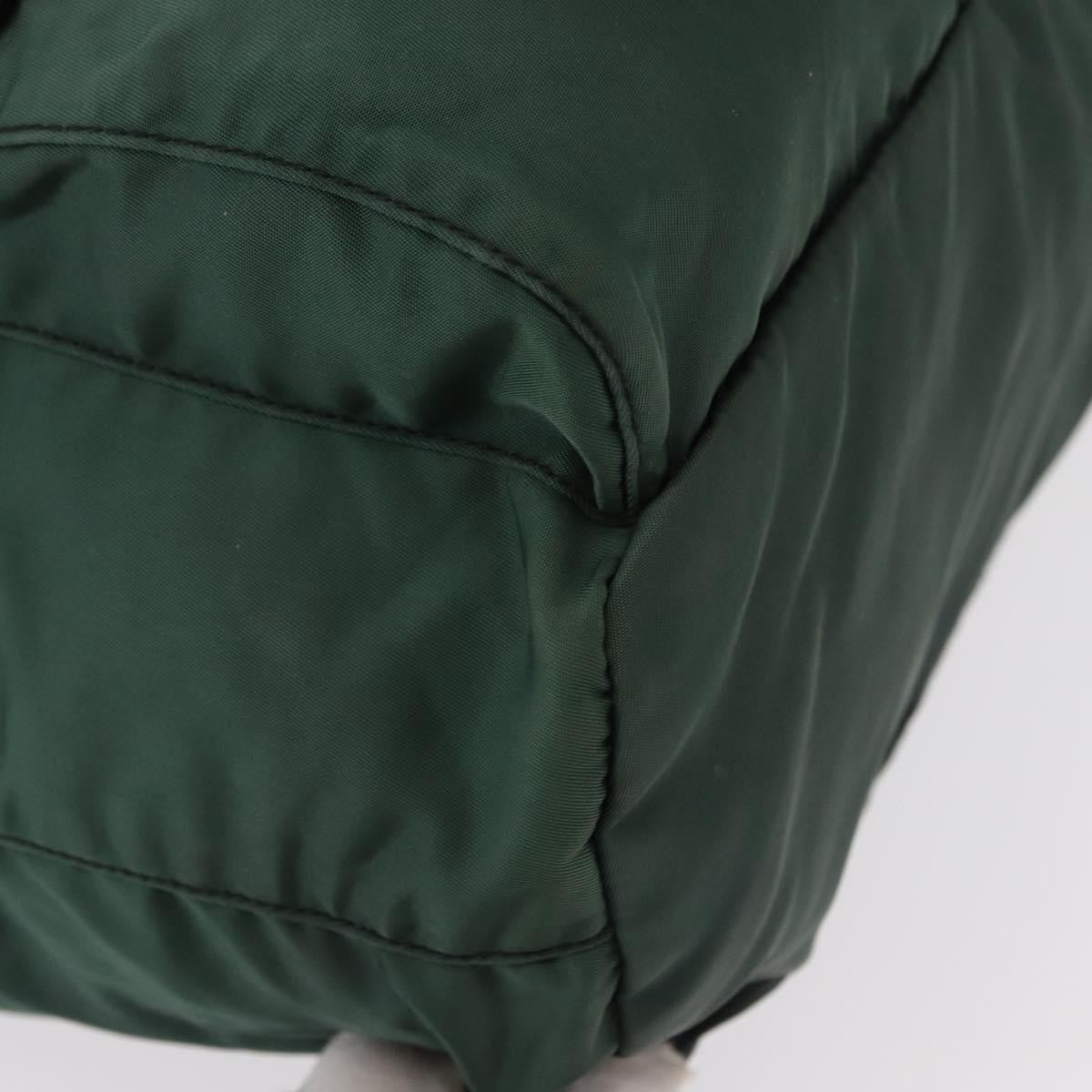 Prada Double Front Pocket Backpack Tessuto, GREEN, NYLON, Backpack