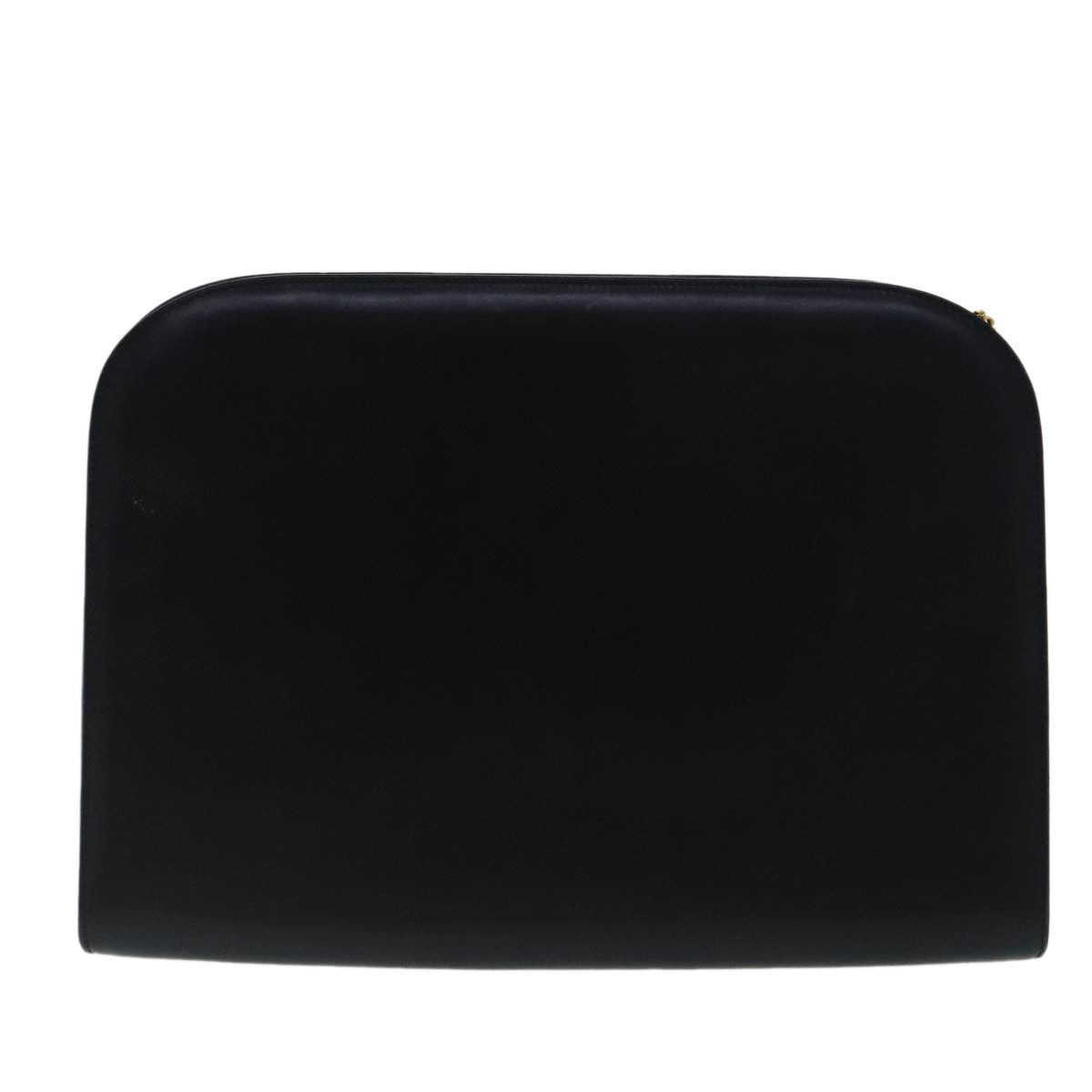 Salvatore Ferragamo Vintage Gancini Chain Shoulder Bag Leather, BLACK, LEATHER, Shoulder bag