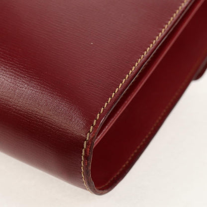 Loewe Leather Briefcase Leather, RED, LEATHER, Briefcase