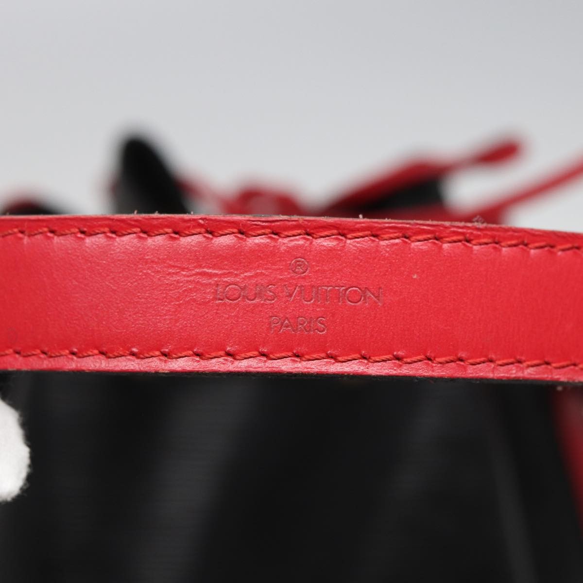 Louis Vuitton Bicolor Noe Handbag Epi Leather, BLACK, LEATHER, Handbag