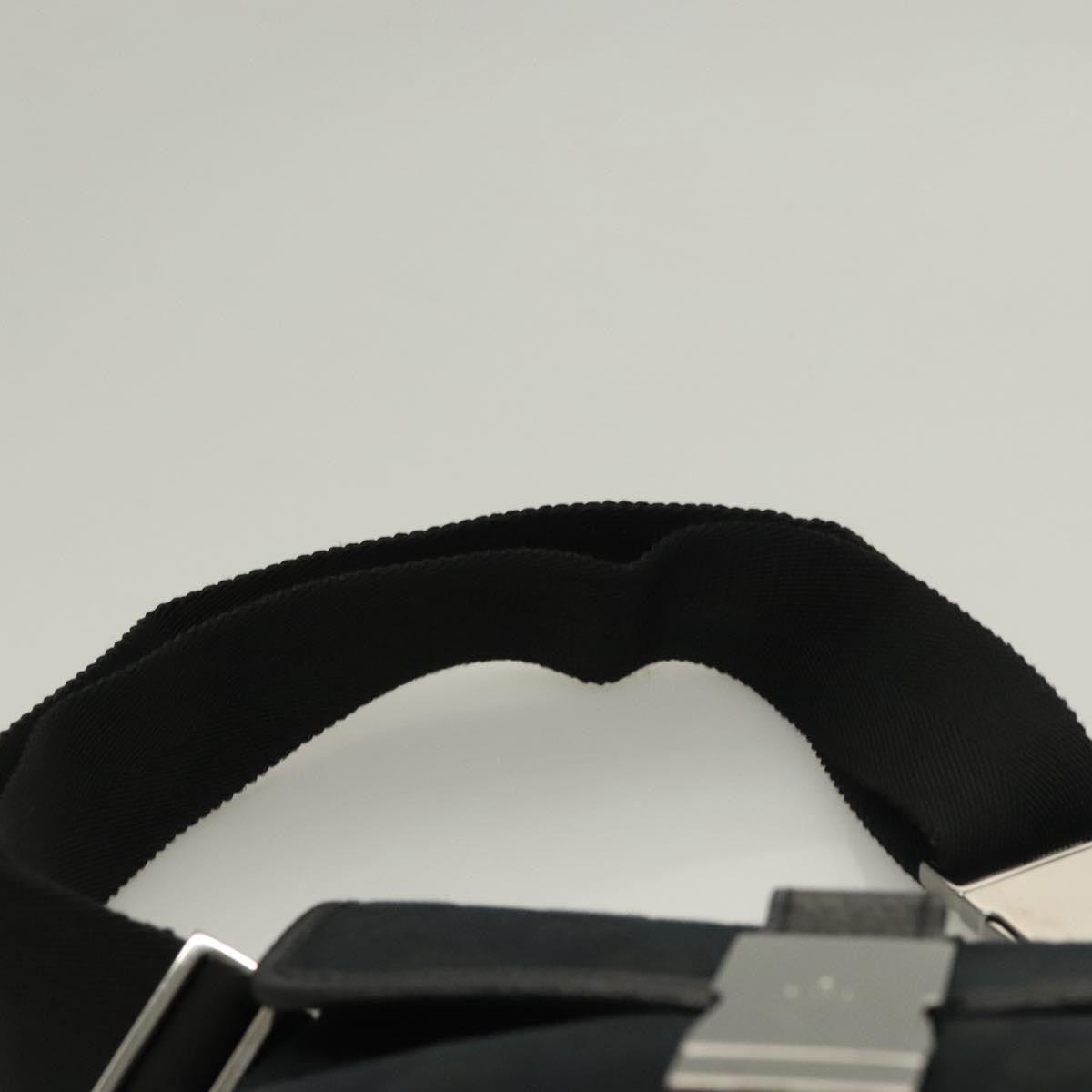 Gucci Buckle Belt Bag GG Canvas, Black, Canvas, Belt