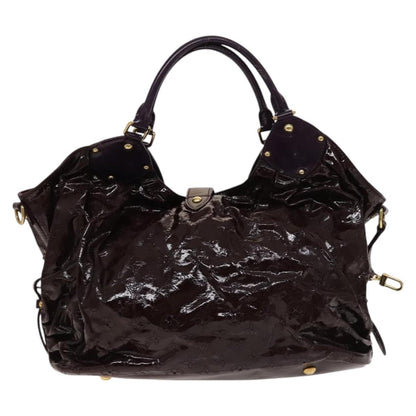 Louis Vuitton Surya Tote bag Mahina Patent Leather, PURPLE, CANVAS, Tote bag