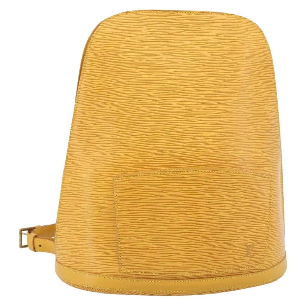 Louis Vuitton Gobelins Backpack Epi Leather, Yellow, Leather, Backpack