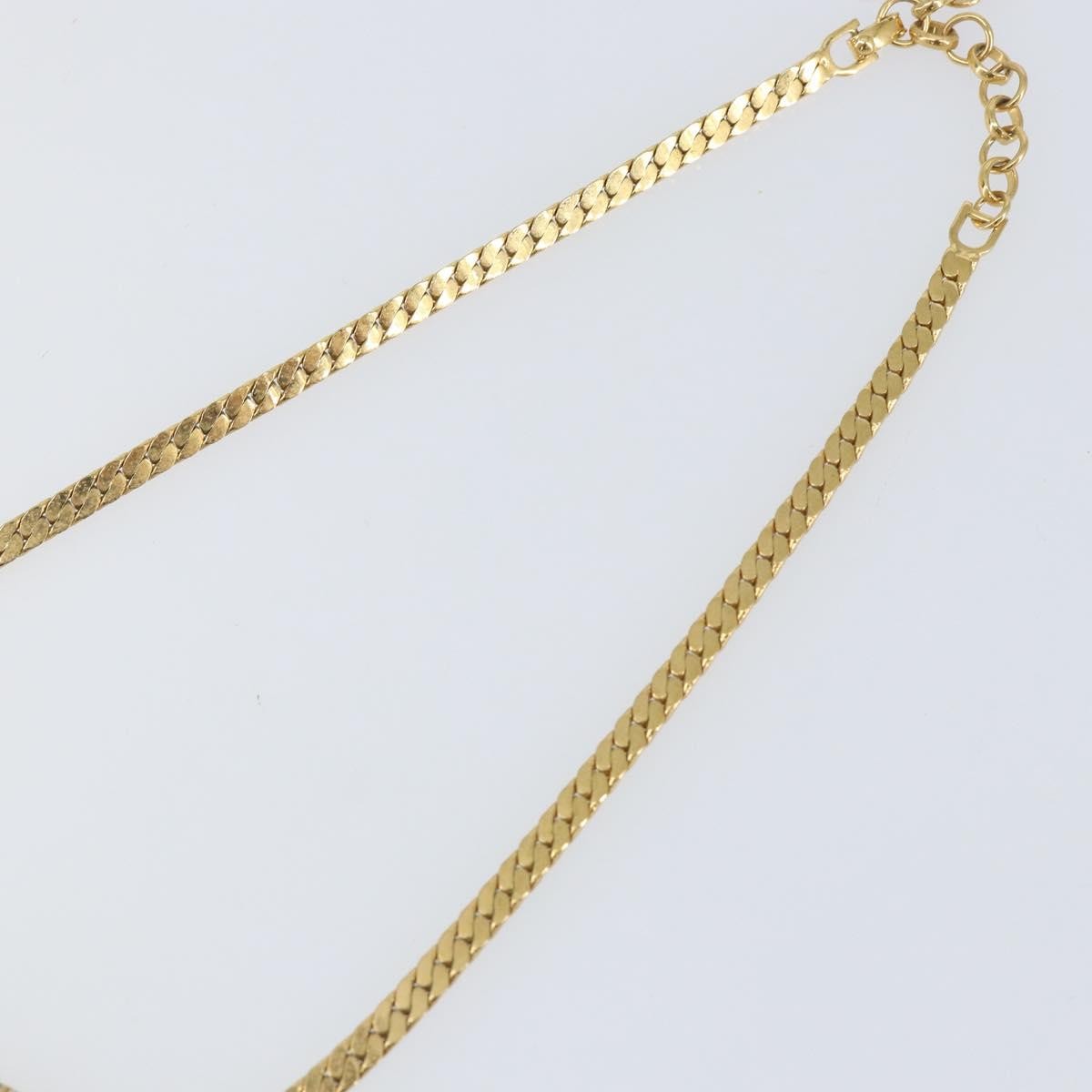 Christian Dior CD Logo necklace Metal, GOLD, METAL, Necklace