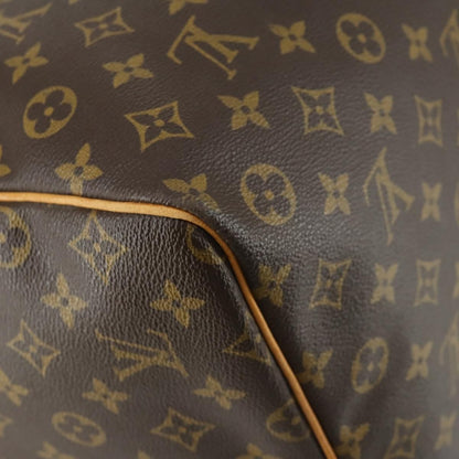 Louis Vuitton Keepall Bag Monogram Canvas, BROWN, CANVAS, Travel bag