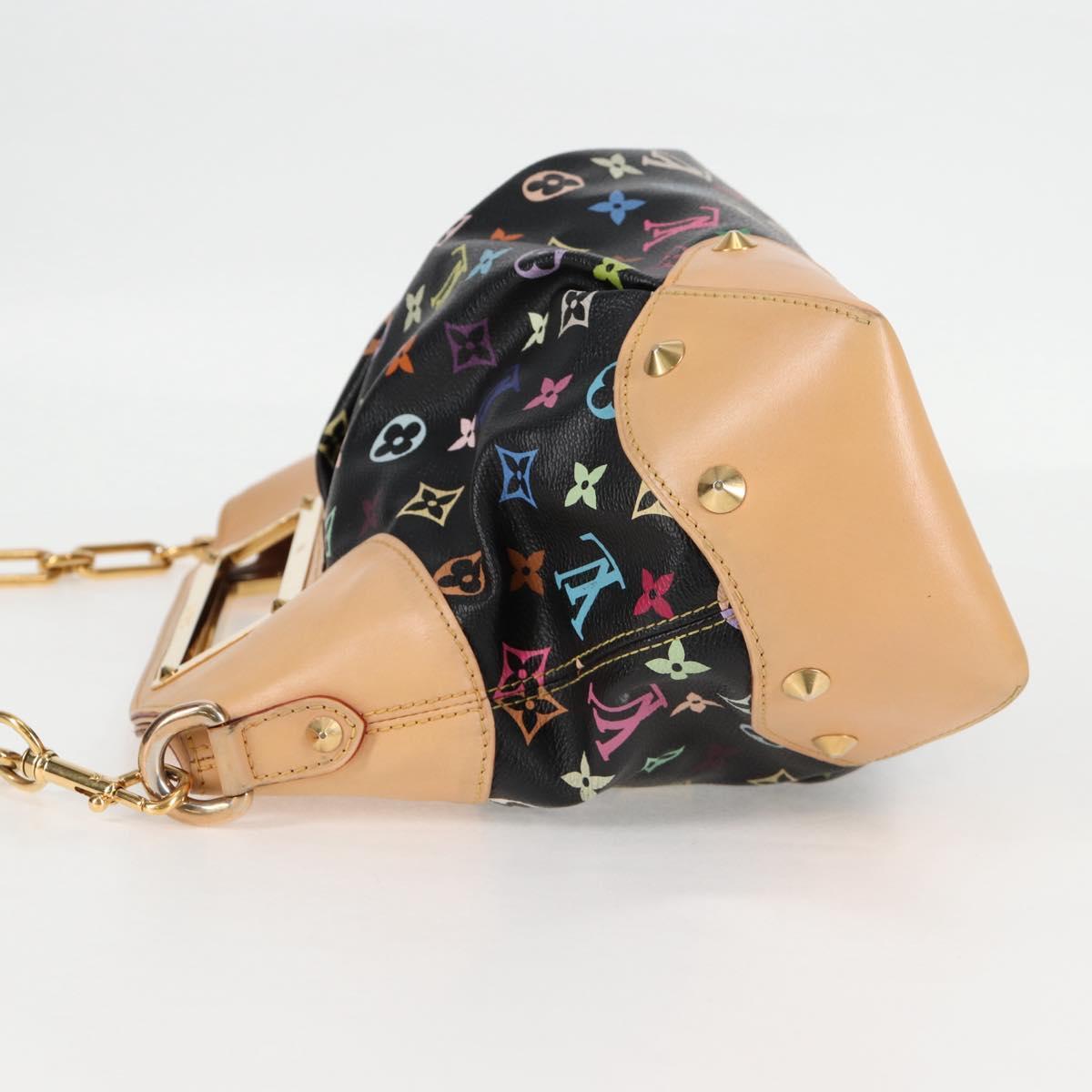 Louis Vuitton Judy Handbag Monogram Multicolor, BLACK, CANVAS, Handbag