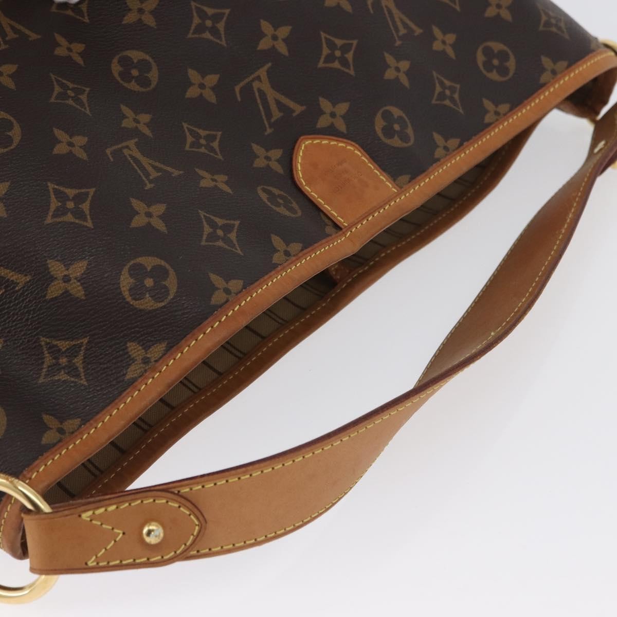 Louis Vuitton Delightful Handbag Monogram Canvas, BROWN, CANVAS, Tote bag