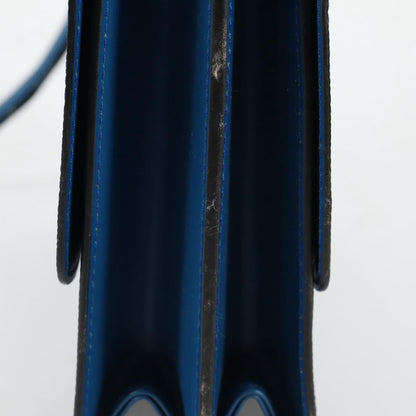 Louis Vuitton Grenelle Shoulder Bag Epi Leather, BLUE, LEATHER, Shoulder bag