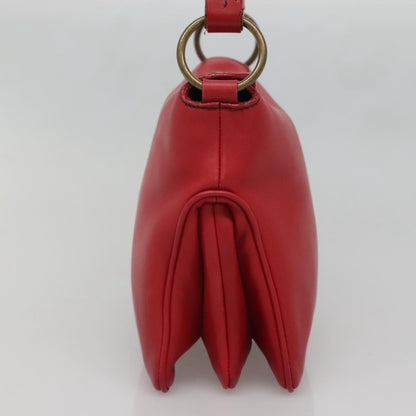 Miu Miu Triple Compartment Convertible Satchel Leather, RED, LEATHER, Shoulder bag