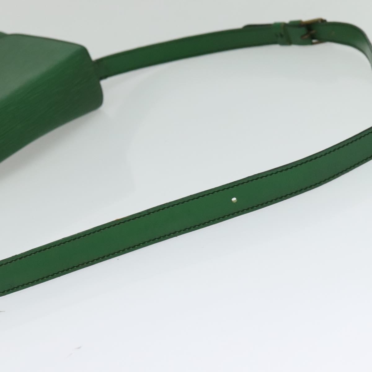 Louis Vuitton Cartouchiere Handbag Epi Leather, Green, Leather, Shoulder Bag