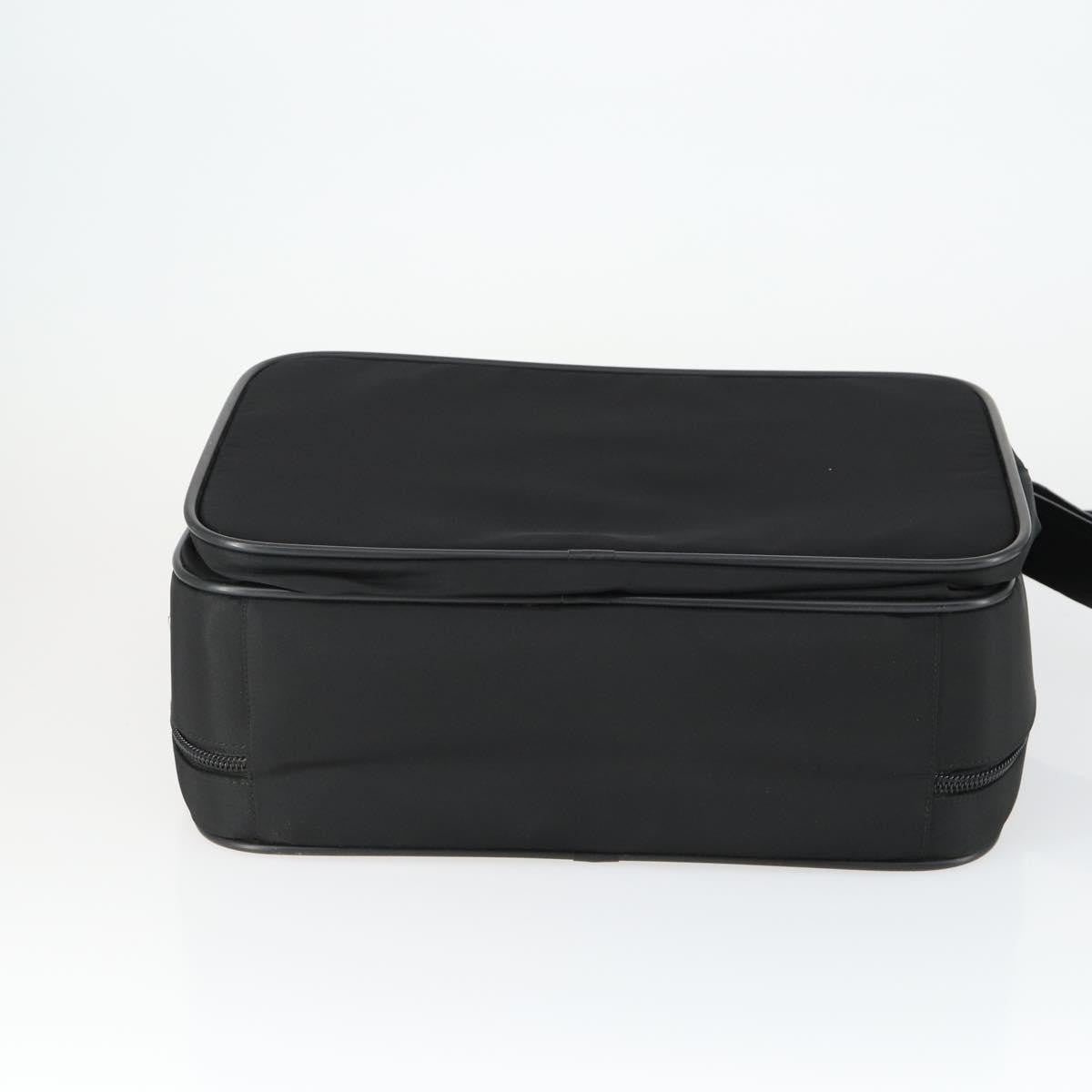 Prada Convertible Front Pocket Briefcase Tessuto with Saffiano Leather, Black, Nylon, Briefcase