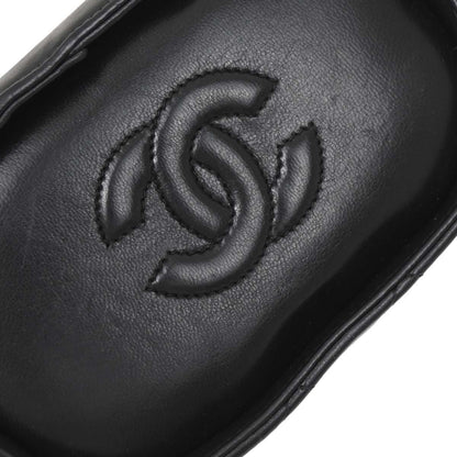 Chanel Vintage Box Zip Tassel Bag Quilted Lambskin, Black, Leather, Shoulder Bag