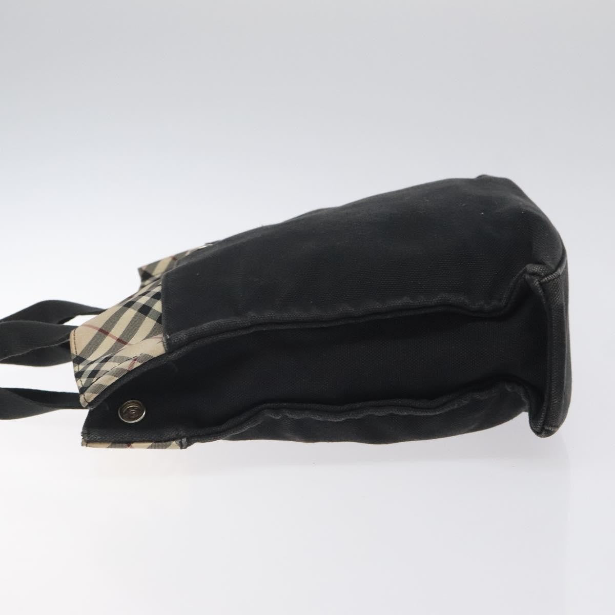 Burberry Nova Check Tote canvas check pattern, BLACK, CANVAS, Tote bag