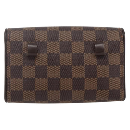 Louis Vuitton Florentine Waist Bag Damier Canvas, Brown, Canvas, Clutch