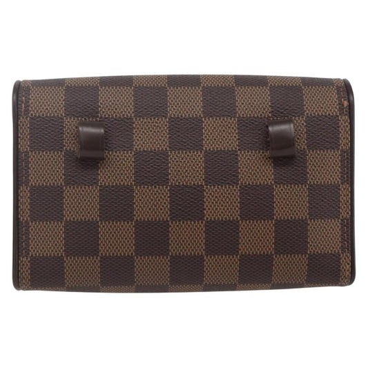 Louis Vuitton Florentine Waist Bag Damier Canvas, Brown, Canvas, Clutch