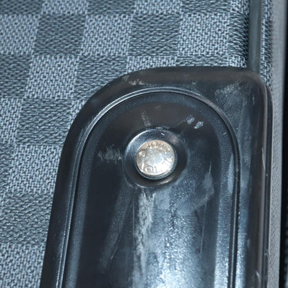 Louis Vuitton Pegase Luggage Damier Graphite, BLACK, CANVAS, Travel bag