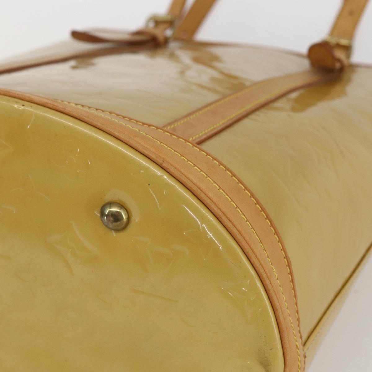 Louis Vuitton Bucket Bag Monogram Vernis, BEIGE, PATENT_LEATHER, Shoulder bag