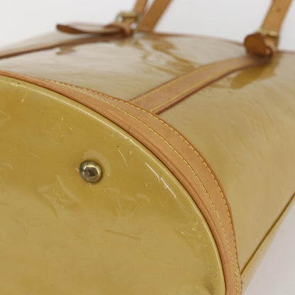 Louis Vuitton Bucket Bag Monogram Vernis, BEIGE, PATENT_LEATHER, Shoulder bag