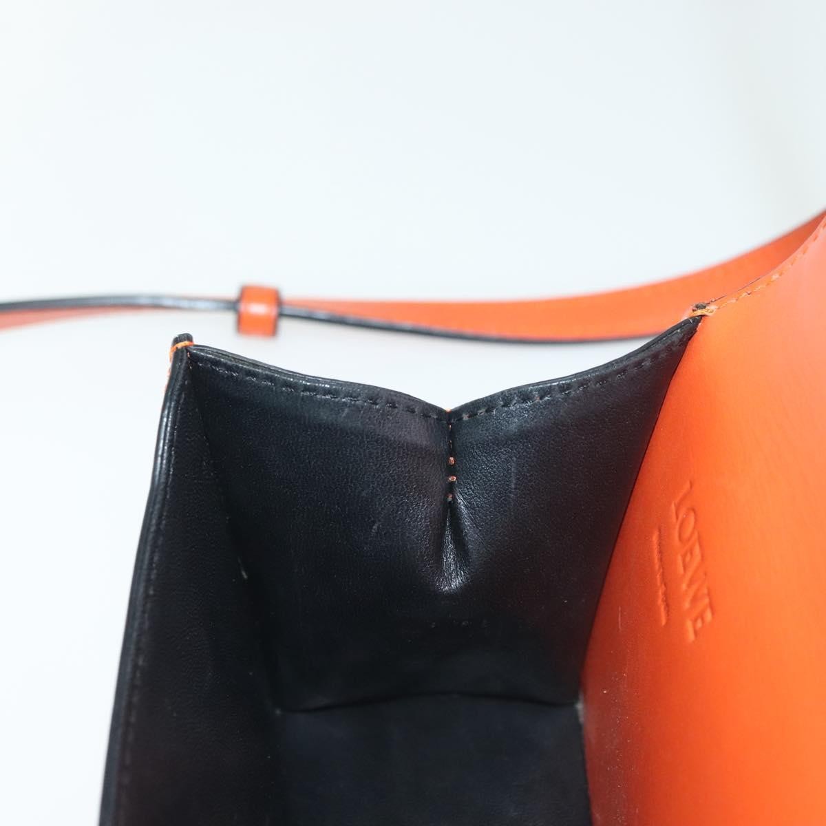 Loewe Barcelona Shoulder Bag Leather, ORANGE, LEATHER, Shoulder bag