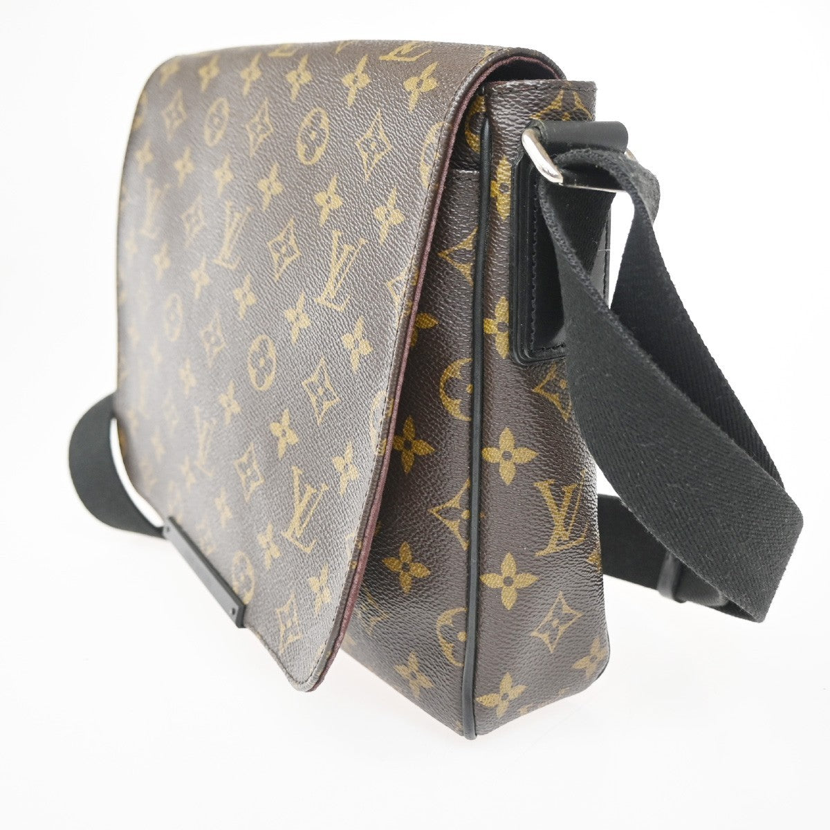 Louis Vuitton District Messenger Bag Macassar Monogram Canvas, BROWN, CANVAS, Shoulder bag