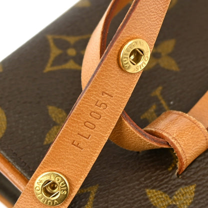 Louis Vuitton Florentine Waist Bag Monogram Canvas, BROWN, CANVAS, Shoulder bag