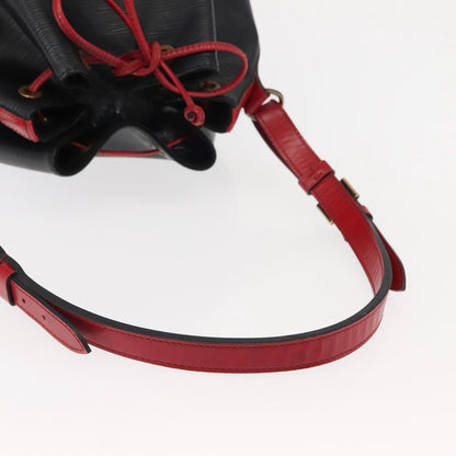 Louis Vuitton Bicolor Noe Handbag Epi Leather, BLACK, LEATHER, Handbag