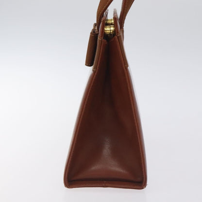 Salvatore Ferragamo Convertible Vara Bow Tote Leather, BROWN, LEATHER, Handbag
