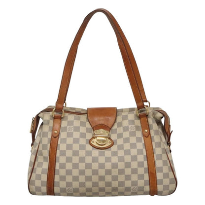 Louis Vuitton Stresa Handbag Damier, WHITE, CANVAS, Tote bag