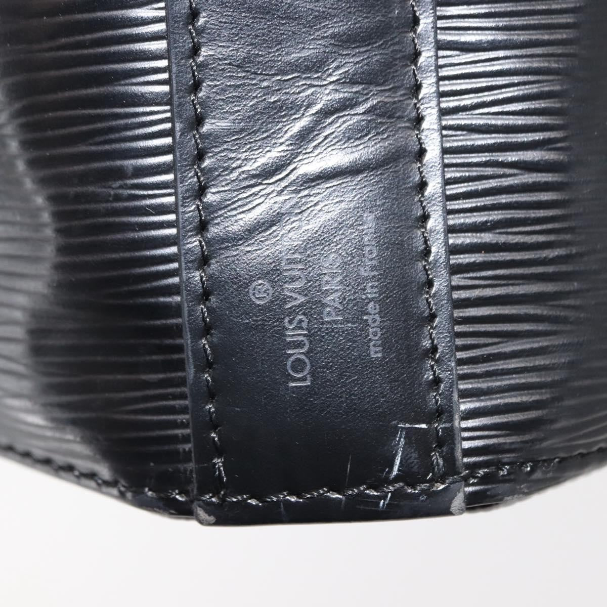 Louis Vuitton Vintage Sac d'Epaule Handbag Epi Leather, BLACK, LEATHER, Handbag
