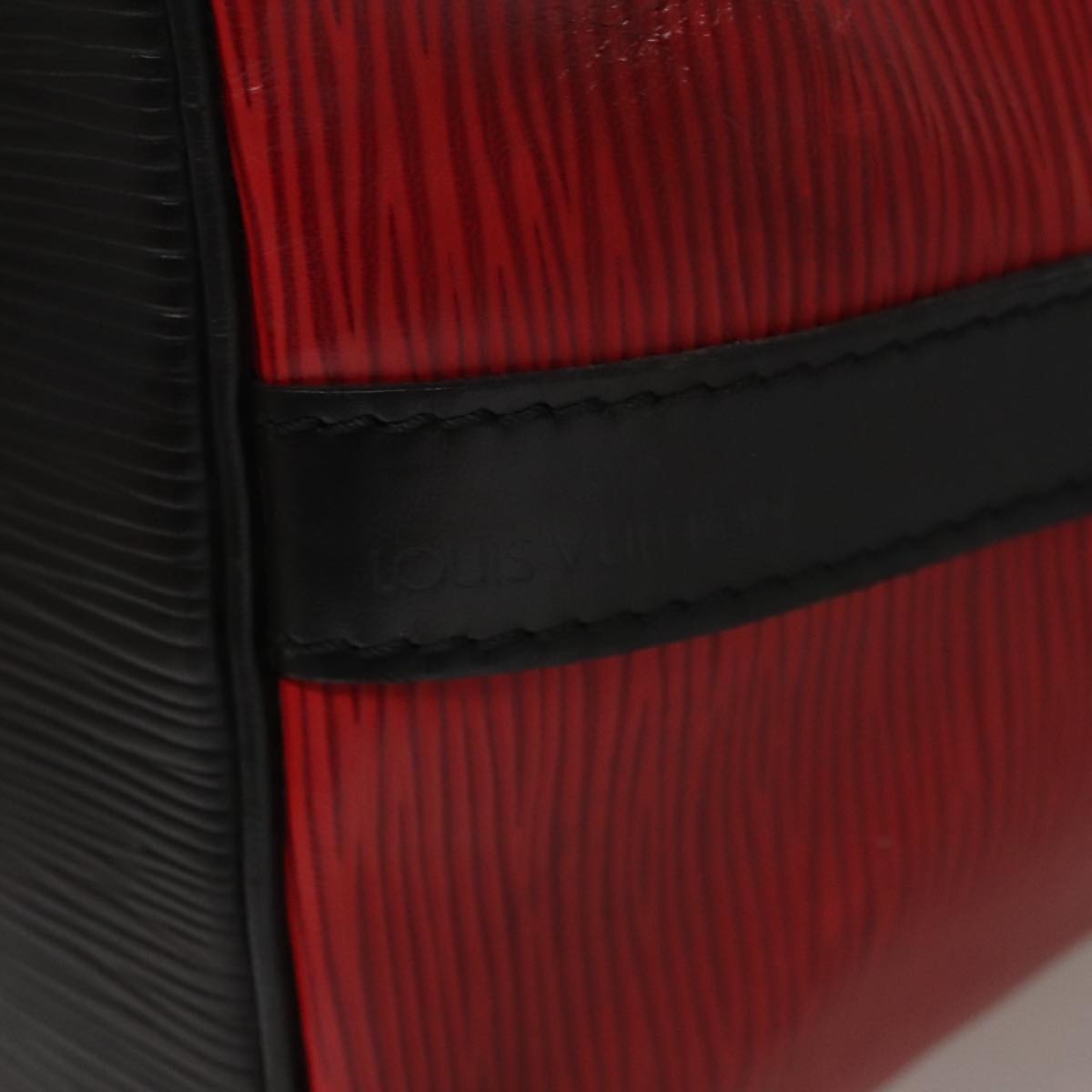 Louis Vuitton Petit Noe Handbag Epi Leather, RED, LEATHER, Shoulder bag