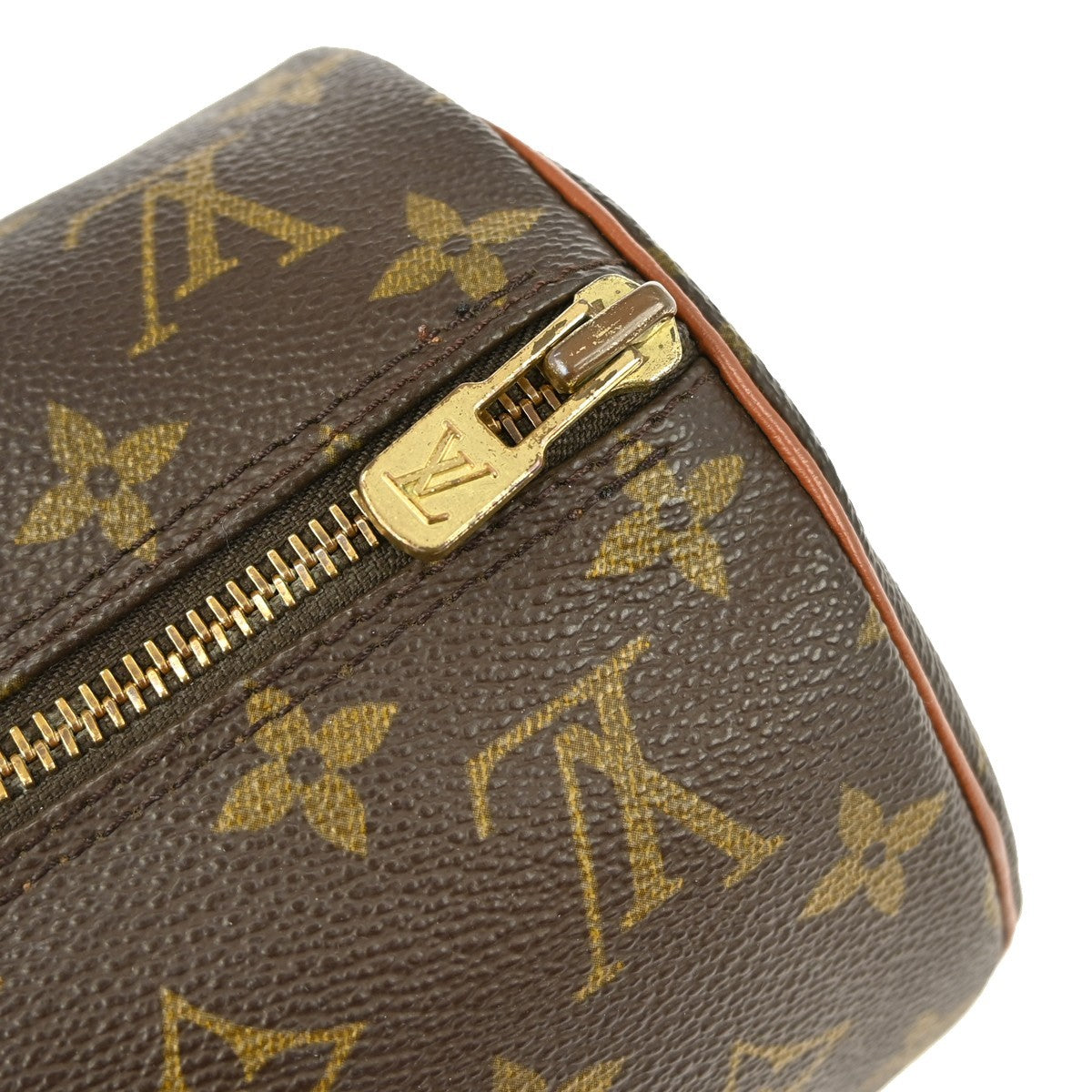 Louis Vuitton Papillon Handbag Monogram Canvas, Brown, Canvas, Handbag