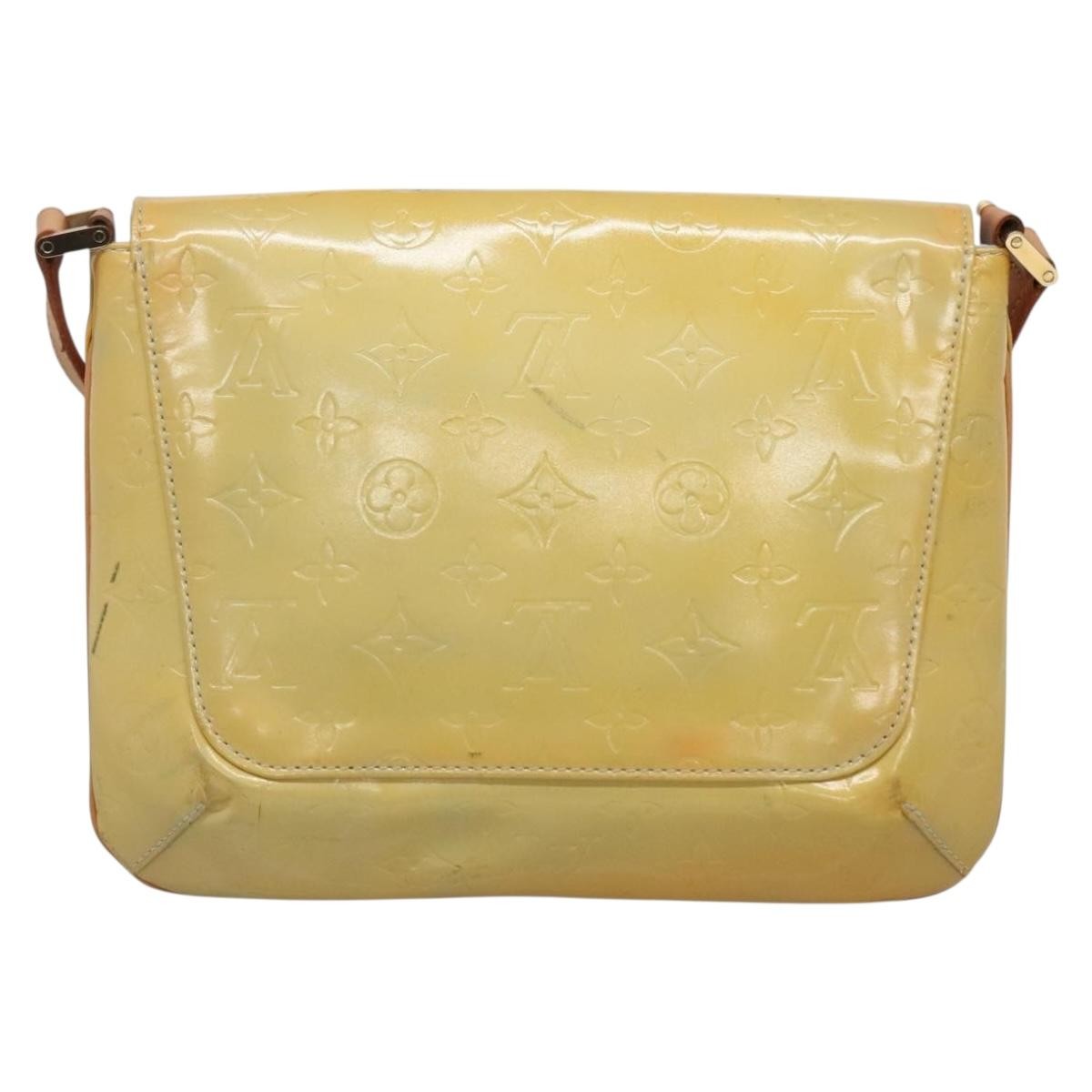 Louis Vuitton Thompson Street Handbag Monogram Vernis, BEIGE, PATENT_LEATHER, Shoulder bag
