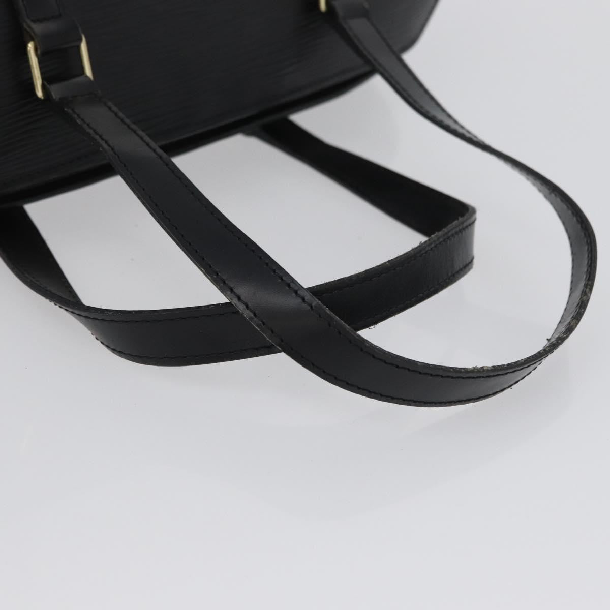 Louis Vuitton Soufflot Handbag Epi Leather, BLACK, LEATHER, Handbag