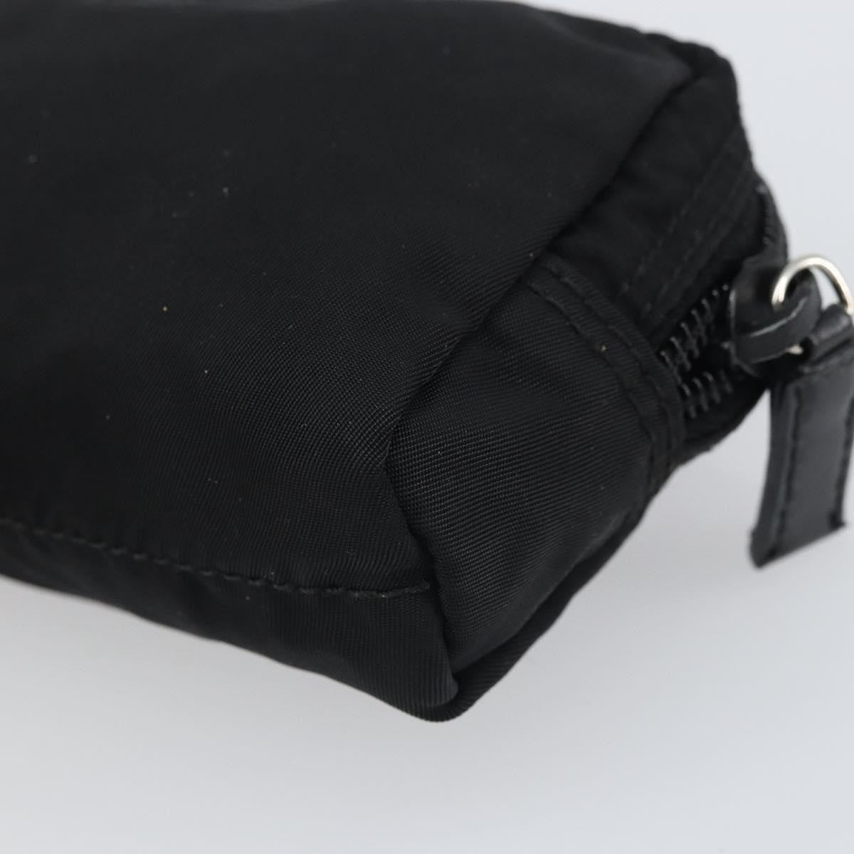 Prada Vintage Pouch Tessuto, BLACK, NYLON, Clutche & pouche