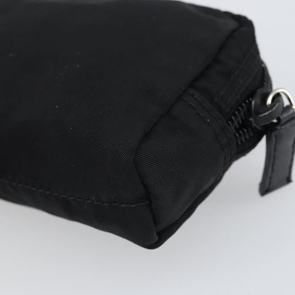 Prada Vintage Pouch Tessuto, BLACK, NYLON, Clutche & pouche