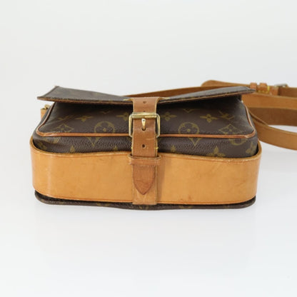 Louis Vuitton Cartouchiere Handbag Monogram Canvas, BROWN, CANVAS, Shoulder bag