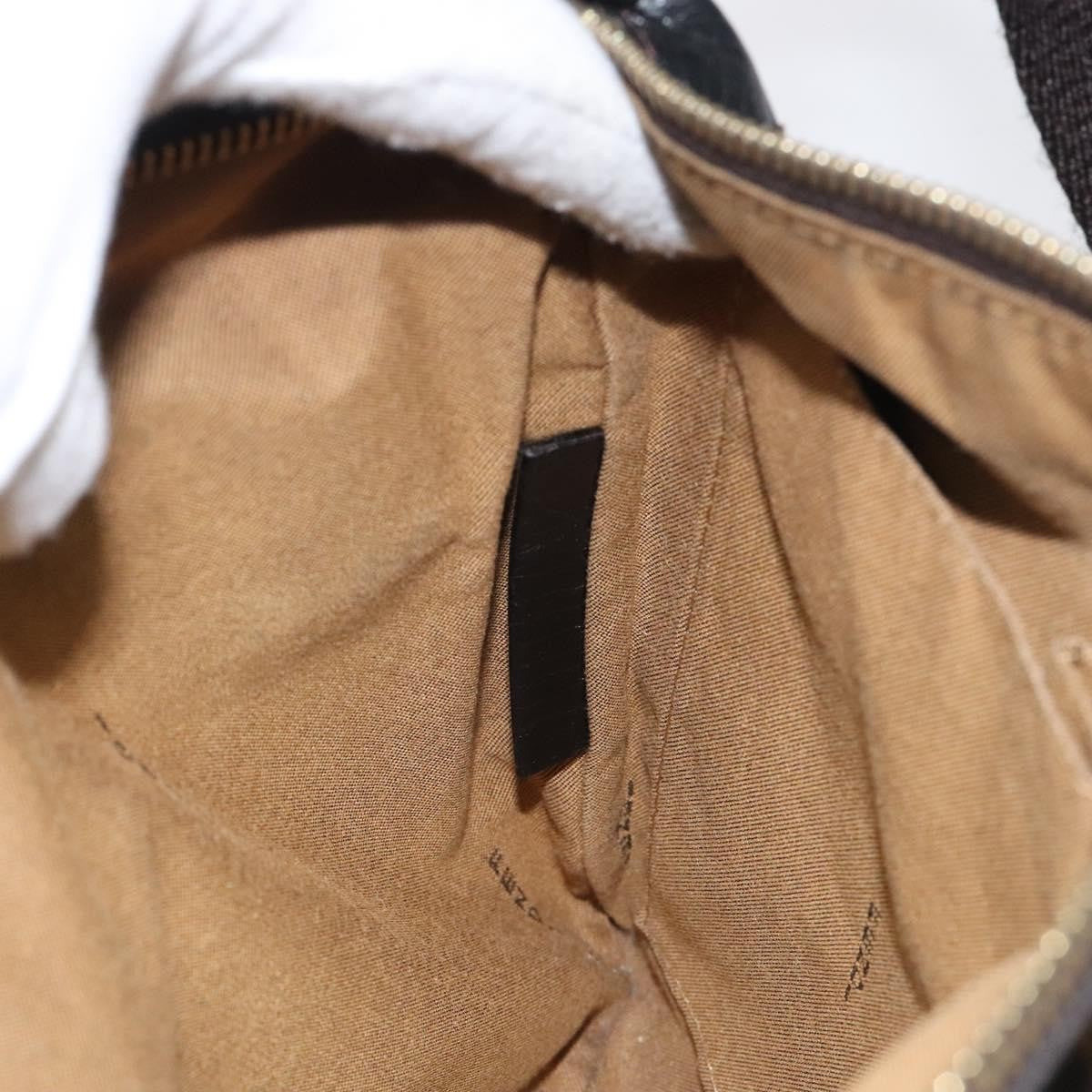 Fendi Chef Zip Crossbody Bag Zucca Canvas, BROWN, CANVAS, Crossbody bag