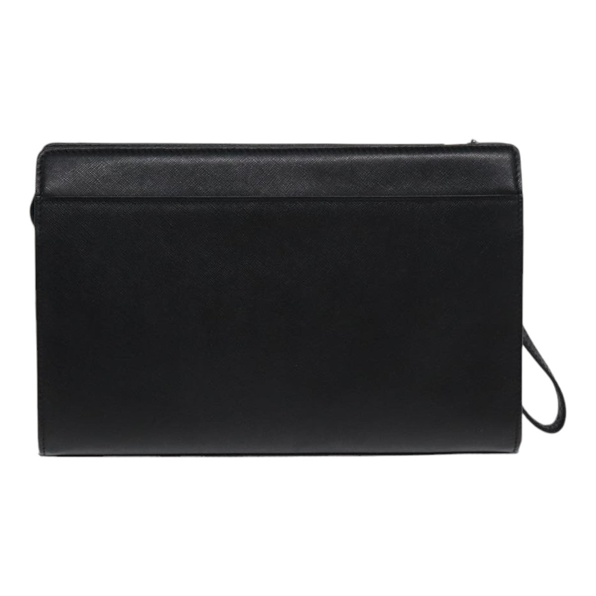 Burberry Zip Pouch Leather, BLACK, LEATHER, Clutche & pouche