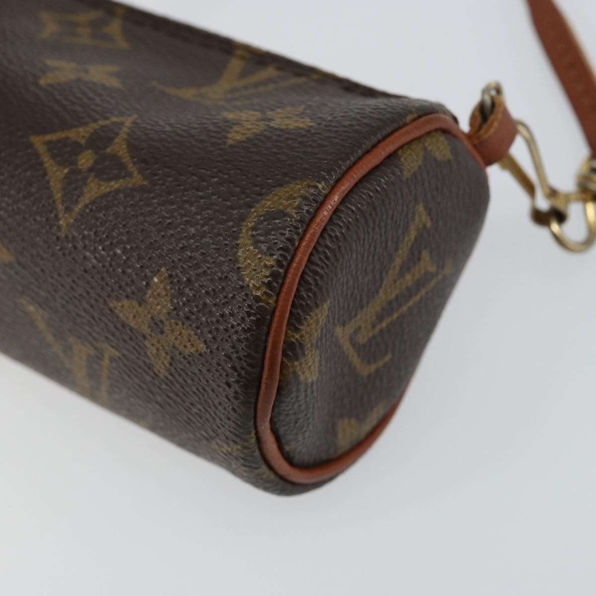 Louis Vuitton Papillon Pochette Monogram Canvas, BROWN, CANVAS, Clutche & pouche