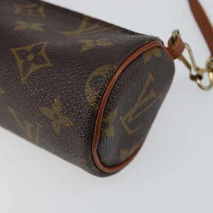 Louis Vuitton Papillon Pochette Monogram Canvas, BROWN, CANVAS, Clutche & pouche