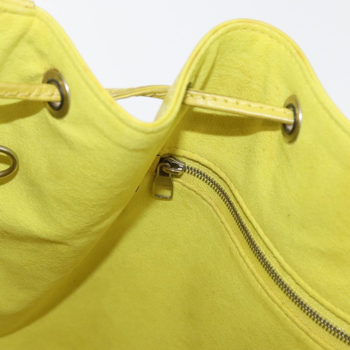 Louis Vuitton Petit Noe Handbag Epi Leather, Green, Leather, Handbag