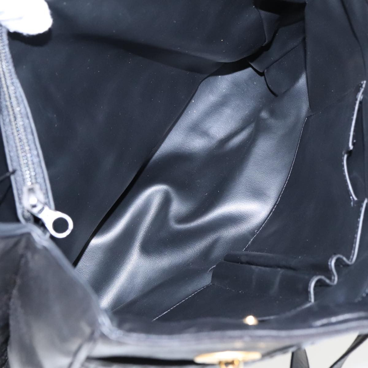 Bally Vintage Tote Bag Quilted Leather, Black, Leather, Shoulder Bag