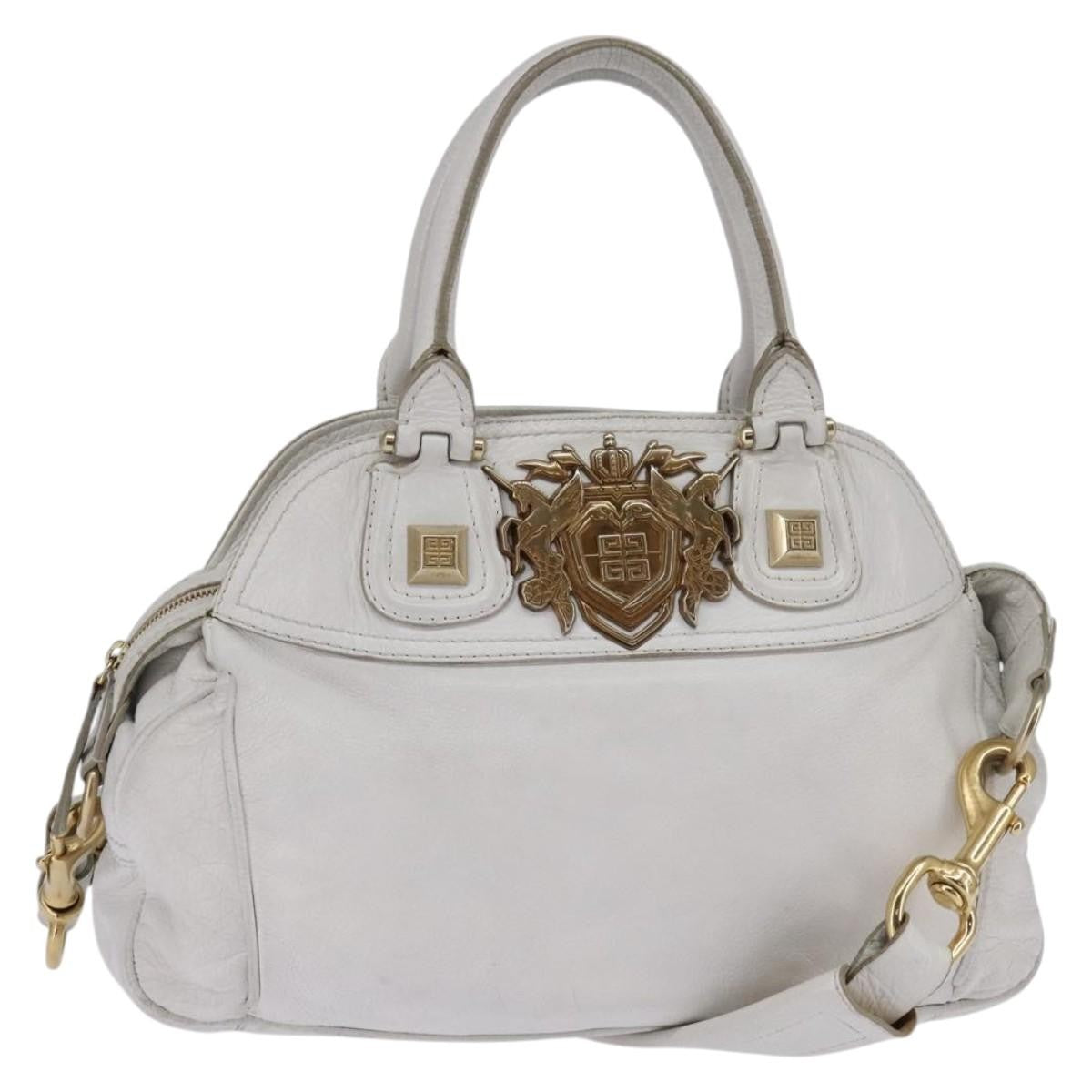 Givenchy Vintage Handbag Leather, GOLD, LEATHER, Handbag