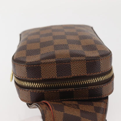 Louis Vuitton Geronimos Waist Bag Damier, Brown, Canvas, Shoulder Bag