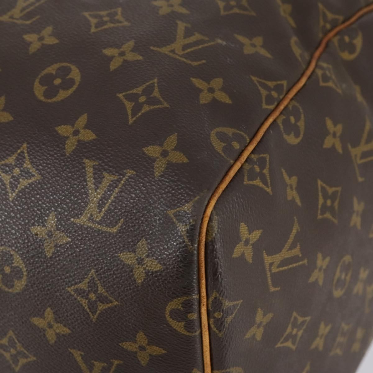 Louis Vuitton Keepall Bag Monogram Canvas, BROWN, CANVAS, Handbag