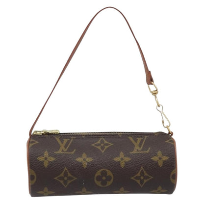 Louis Vuitton Papillon Pochette Monogram Canvas, BROWN, CANVAS, Clutche & pouche