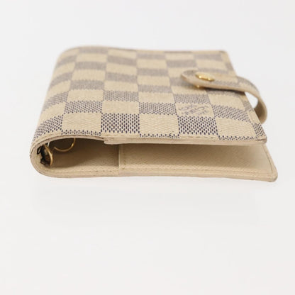 Louis Vuitton Agenda Cover Damier Azur, BEIGE, CANVAS, Toiletry Case